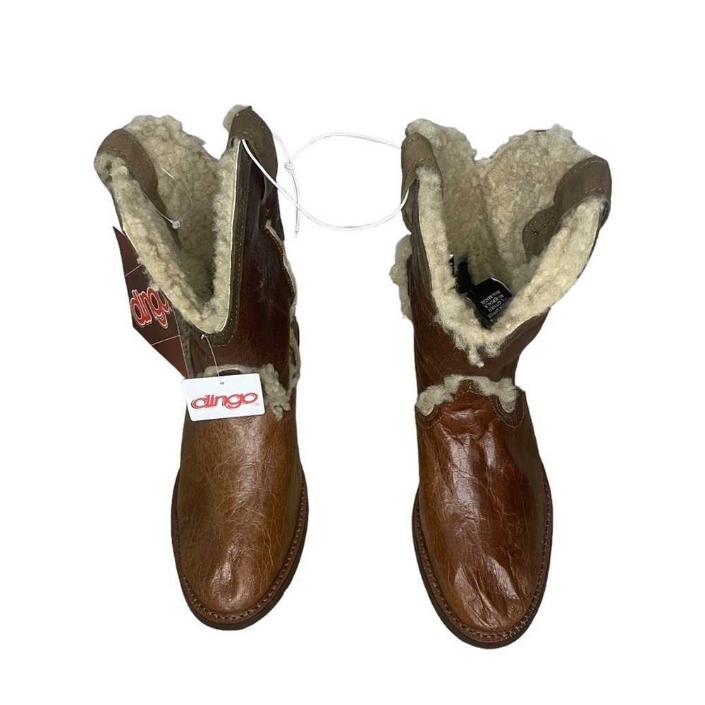Dingo Women’s Fleece Lined Western Boots New With Tags Size 7
